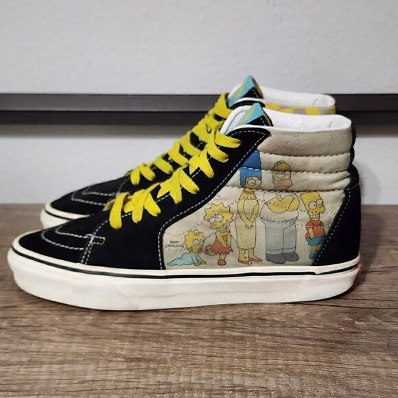 Vans x The Simpsons Sk8-hi Men\'s Skate Shoes Size 7 Multicolor main image 4